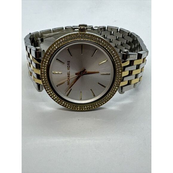 Michael Kors Darci MK3215 Women\'s Two Tone Analog Dial Quartz Wrist Watch JNA424 main image 11